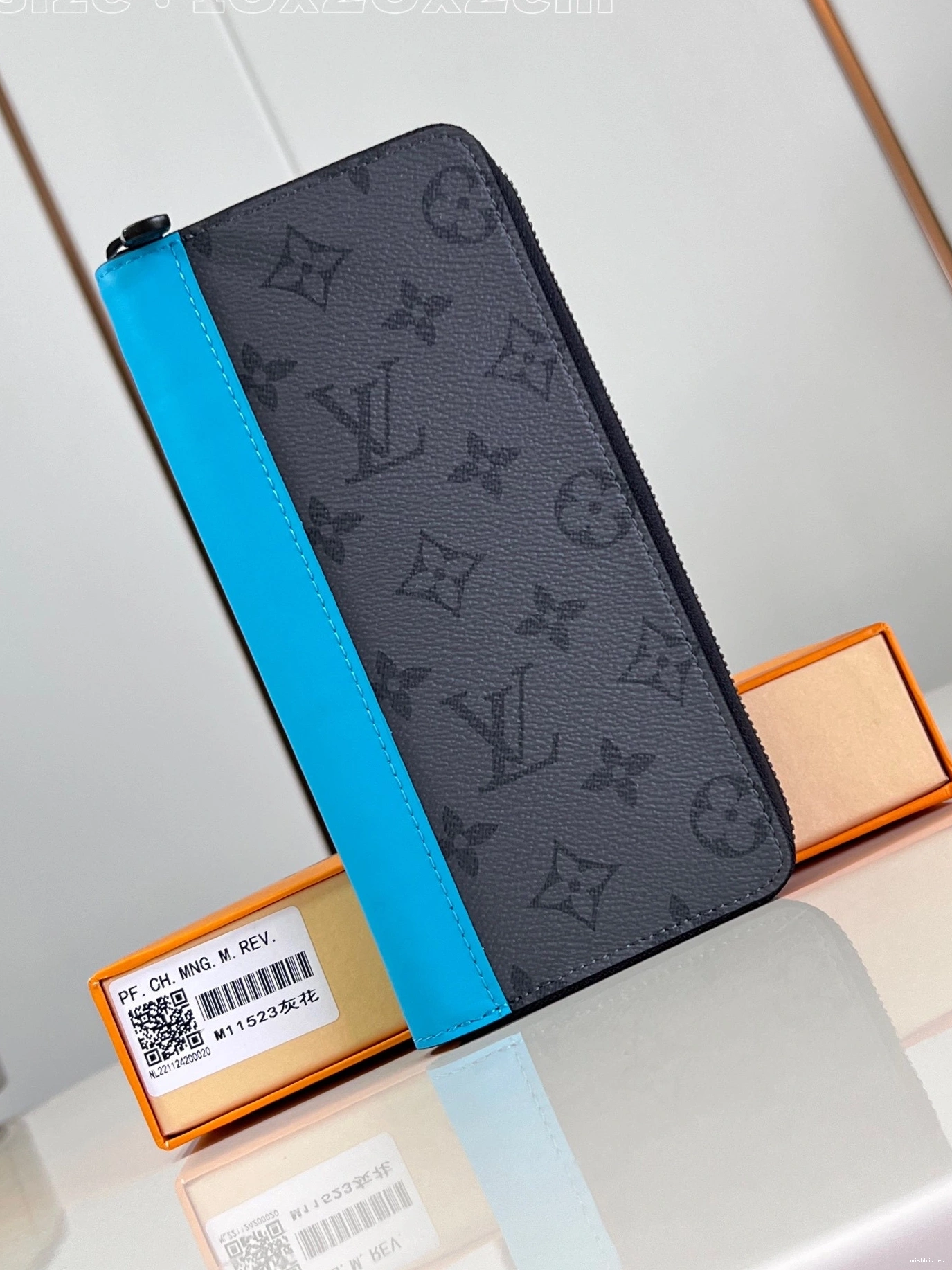 WIS WALLET-10*20*2 VUITTON cm ZIPPY LOUIS 1117